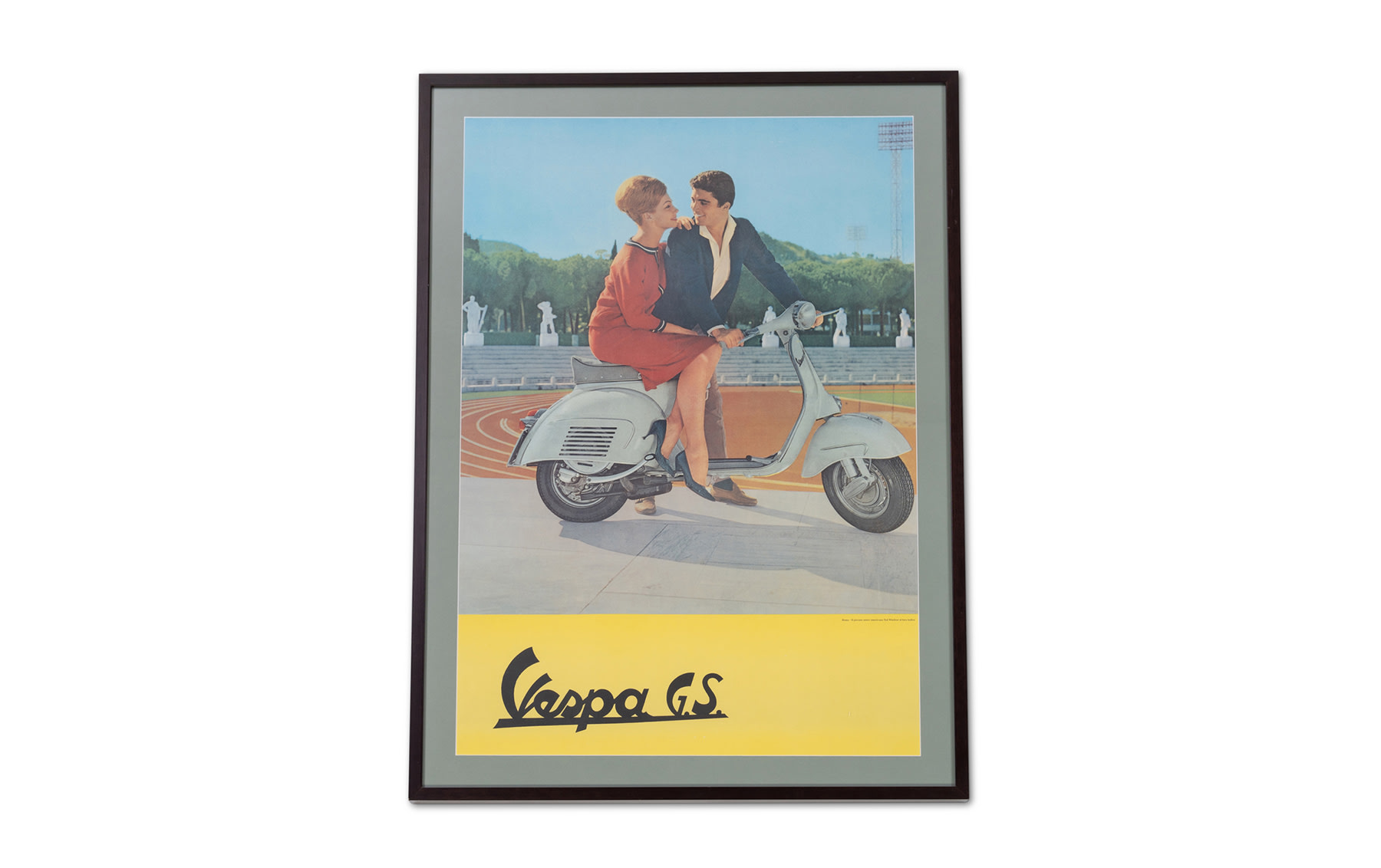 ベスパ ポスター 1963 GS160 （1963 Vespa GS160 MK2 Bodyset